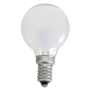 10 x Eveready 25W SES Opal Golf Light Bulbs