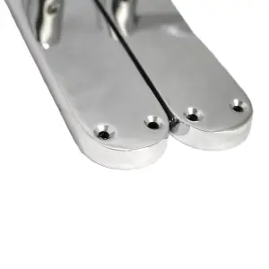 Monja Astrid Door Handles Arched Lever Polished Chrome Latch Hinges Pack