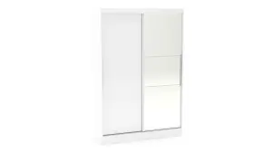 Birlea Lynx 2 Door Sliding Wardrobe With Mirror White