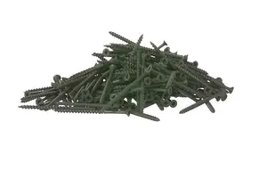 Forgefix 5.0 x 100mm Decking Screws Pack of 100 Countersunk Pozi Head Green