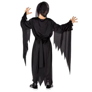 Boy's Halloween Scare Costume - black 140 (10-12y)