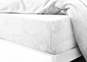 Teddy Fitted Sheet Extra Deep 30cm Deep Fitted Bed Sheet Soft Cosy Warm Teddy Bed Sheet