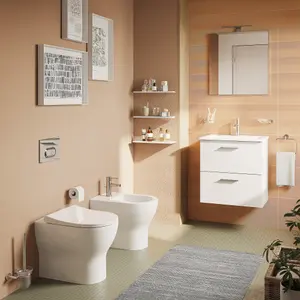 VitrA Koa Round White Floor-mounted Bidet