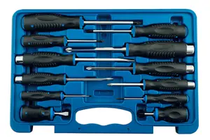 Laser Tools 5983 12pc Screwdriver Set Flat Phillips & PZ