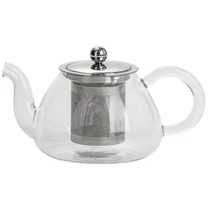 Argon Tableware - Glass Infuser Teapot - 700ml - Clear