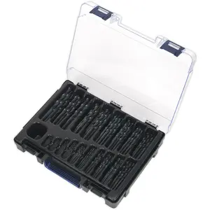 Comprehensive 170 Piece HSS Drill Bit Set - 1mm to 10mm - DIN 338 Quality Assured