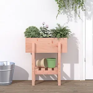 Berkfield Garden Planter 62x30x69 cm Solid Wood Douglas