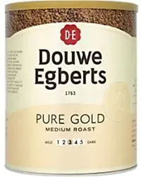 Douwe Egberts Pure Gold Instant Coffee Tin Medium Roast 750 G