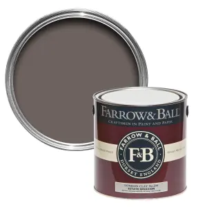 Farrow & Ball Estate London clay No.244 Matt Emulsion paint, 2.5L