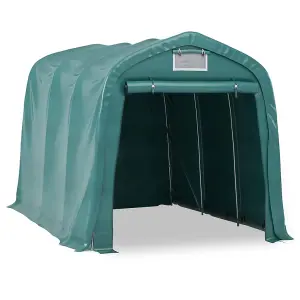 Berkfield Garage Tent PVC 2.4x3.6 m Green