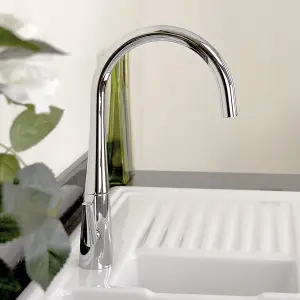 Astini Cosmopolitan Chrome Twin Lever Kitchen Sink Mixer Tap HK50