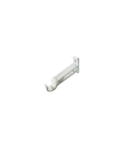 16-19mm  Metal Crown Final Metal Curtain Pole Set - Cream