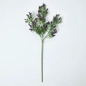 Homescapes Purple Lavender Spray Single Stem 69 cm