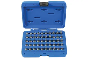 Laser Tools 7653 50pc Stubby Bit Set 1/4" Drive Mixed Profile