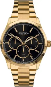 Sekonda Men's Multi-Function Gold Plated Bracelet Watch