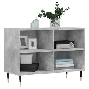 Berkfield TV Cabinet Concrete Grey 69.5x30x50 cm Engineered Wood