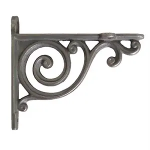 Castelion Single Small Cast Iron Bathroom Shelf Bracket