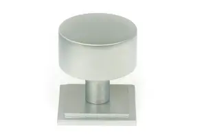 From The Anvil Satin Chrome Kelso Cabinet Knob - 32mm (Square)