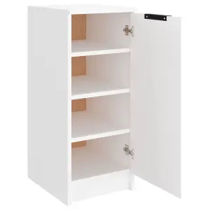 Berkfield Shoe Cabinet White 30x35x70 cm Engineered Wood