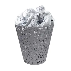 Gray WastePaper basket,Dust Bin, Office Paper Bin, Letters ,plastic