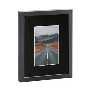 Photo Frame with 4" x 6" Mount - 8" x 10" - Black Mount