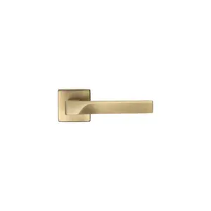 Flash Latch Door Handle (Set of 2) Antique Brass