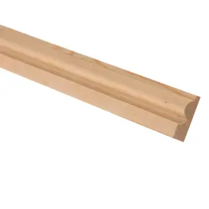 Metsä Wood Pine Torus Architrave (L)2100mm (W)58mm (T)15mm, Pack of 5