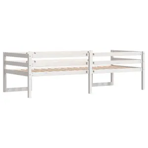 Berkfield Kids' Bed Frame without Mattress White 90x200 cm Solid Wood Pine