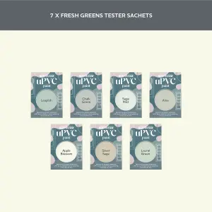 Rust-Oleum Light Green Matt uPVC Paint Tester Samples - 10ml