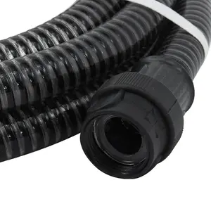 Berkfield Suction Hose with PVC Connectors 10 m 22 mm Black