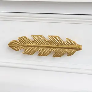 Melody Maison Gold Feather Drawer Knob