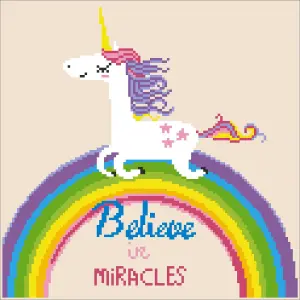 BELIEVE IN MIRACLES - Diamond Painting Kit: Believe In Miracles - Diamond Dotz