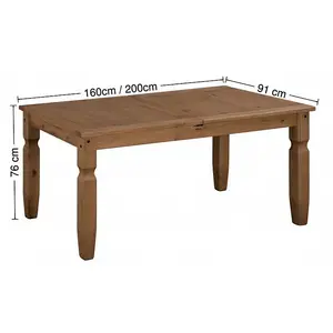 Mercers Furniture Corona Large Extending Dining Table