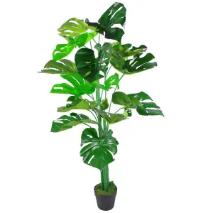 120cm Leaf realistic Artificial Monstera Cheese Plant