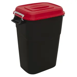 Sealey Refuse/Storage Bin 95L - Red BM95R