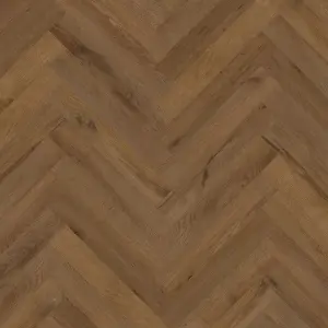 Colon 4647 Hamilton Oak L/Prq Brown Parquet Effect Glue-Down LVT For Home (All Rooms), 2mm Matte LVT 3.34 m² Per Pack