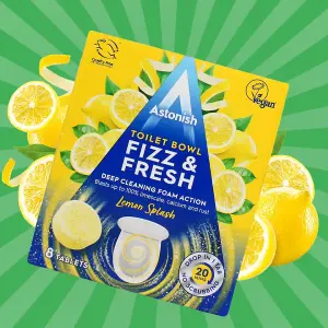 Astonish Toilet Bowl Fizz & Fresh Lemon Splash 8 Tabs