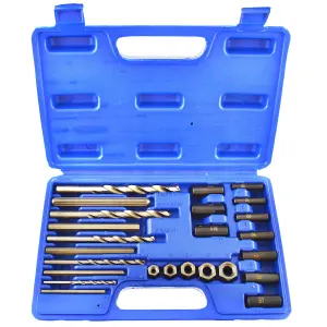 Screw Extractor Easy Out Drill and Guide Set Broken Screw / Bolt Remover