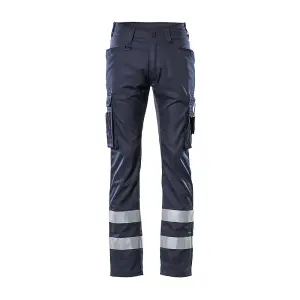 Mascot Frontline Service Trousers with Reflective Tape (Dark Navy)  (38.5) (Leg Length - Regular)