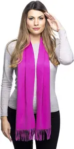 Edinburgh Cashmere Scarf Rosebud Pink One Size