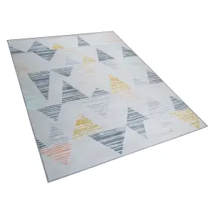 Area Rug 160 x 230 cm Grey and Yellow YAYLA