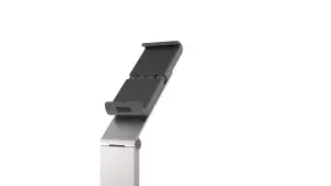 Durable Aluminium Tablet Holder iPad Floor Exhibition Stand - Rotates & Locks