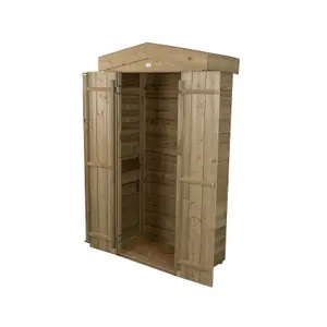 Forest Garden Natural timber Overlap Apex Garden storage 2x3 ft 1830mm 1100mm