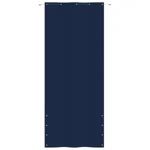 Berkfield Balcony Screen Blue 100x240 cm Oxford Fabric