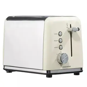 Daewoo Kensington Pyramid Matching 2 Slice Toaster & Kettle Set 1.7L 3000W Retro Bundle Combo Pack