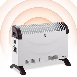 Igenix IG5200, Convector Electric Heater, 2000W / 2kW, 3 Power Settings