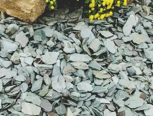 Emerald Slate Chippings 40mm - Bulk Bag (800kg)