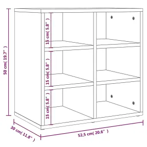 Berkfield Shoe Cabinet Sonoma Oak 52.5x30x50 cm