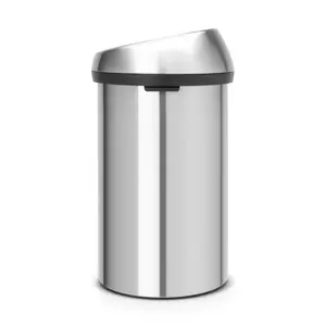 Brabantia 60 Litre Touch Bin Matt Steel / Matt Steel