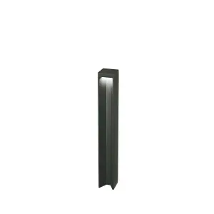 Luminosa KURT LED Outdoor Bollard Black, 4000K, IP54, Non-Dim